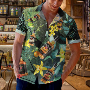 Jim Beam Bourbon Hawaiian Shirt, Beach Shorts