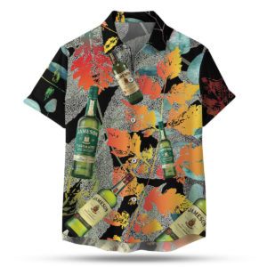 Jameson Irish Whiskey Hawaiian Shirt, Beach Shorts