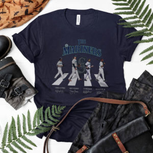 The Mariners Abbey Road Signatures Shirt, Edgar Martinez, Randy Johnson
