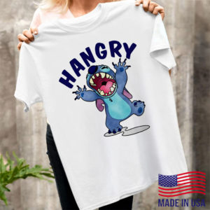 Stitch hangry shirt, ls, hoodie