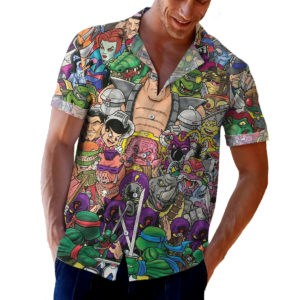 Teenage Mutant Ninja Turtles TMNT Rogues Hawaiian shirt, shorts