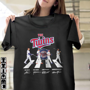 The Twins Abbey Road signatures shirt, ls, hoodie The Twins Abbey Road signatures shirt, ls, hoodie