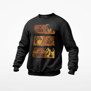 Anime Death Note The Good L The Bad Light Yagami The Shinigami Ryuk Shirt