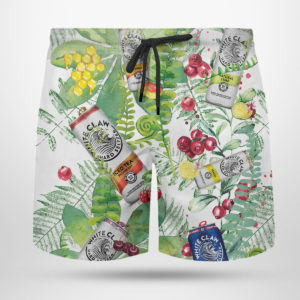 White Claw Hard Seltzer Hawaiian Shirt, Beach Shorts For Men