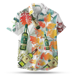 Jameson Irish Whiskey Hawaiian Shirt, Beach Shorts