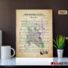 Cinderella A Dream Is A Wish Your Heart Makes Sheet Music Poster Canvas