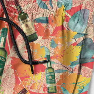 Jameson Irish Whiskey Hawaiian Shirt, Beach Shorts
