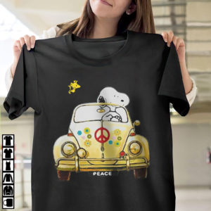 Hippie Snoopy And Woodstock Driving Car shirt Hippie Snoopy And Woodstock Driving Car shirt