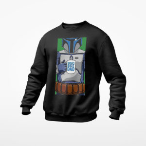 Star Wars Father’s Day Jango Fett World’s Best Dad Portrait Shirt, ls, hoodie