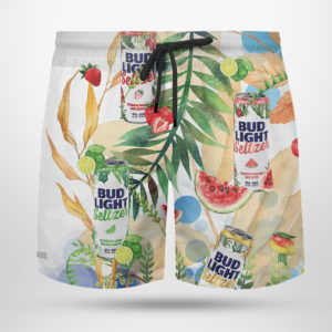 Bud Light Seltzer Hawaiian Shirt, Beach Shorts