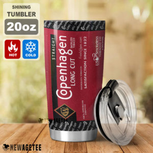 Copenhagen Long Cut Skinny Tumbler Stainless Steel 20oz 30oz