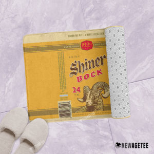 Shiner Bock Beer Bath Mat