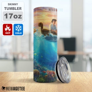 Little Mermaid Falling in Love Skinny Tumbler 30oz 20oz