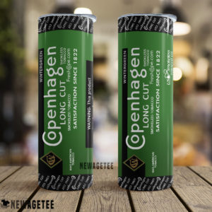 Copenhagen Long Cut Wintergreen Skinny Tumbler Stainless Steel 20oz 30oz