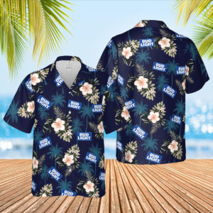 BUD LIGHT Beer Hawaiian Shirt for Men