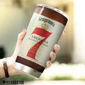 Seagram’s 7 Crown American Whiskey Skinny Tumbler 20oz 30oz