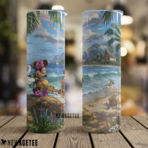 Mickey and Minnie in Hawaii Skinny Tumbler 30oz 20oz
