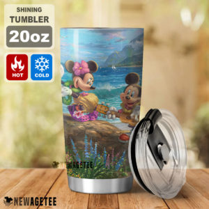 Mickey and Minnie in Hawaii Skinny Tumbler 30oz 20oz