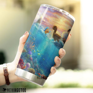 Little Mermaid Falling in Love Skinny Tumbler 30oz 20oz
