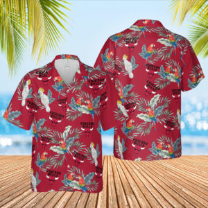 Chicago Bulls Hawaiian Shirt, Beach Shorts for Men