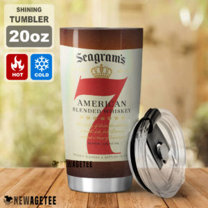 Seagram’s 7 Crown American Whiskey Skinny Tumbler 20oz 30oz
