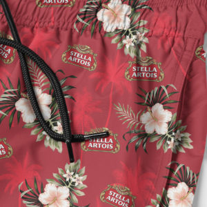 STELLA ARTOIS Beer Hawaiian Shirt, Beach Shorts for Men