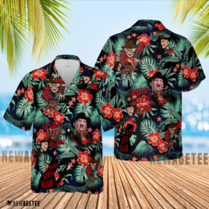 Freddy Krueger Hawaiian Shirt, Beach Shorts for Men