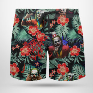 Joker Hawaiian Shirt, Beach Shorts for Men