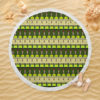 Fireball Cinnamon Whisky Round Beach Towel