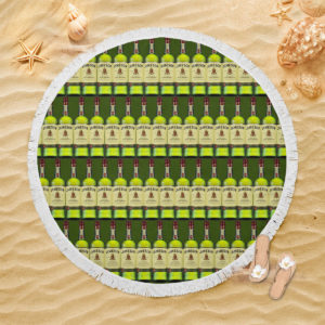 Jameson Irish Whiskey Round Beach Towel