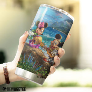Mickey and Minnie in Hawaii Skinny Tumbler 30oz 20oz