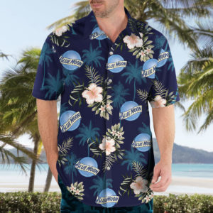 BLUE MOON Beer Hawaiian Shirt for Men