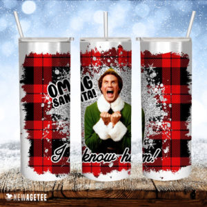 OMG Santa I Know Him Skinny Tumbler