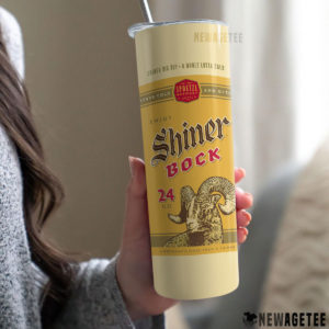 Shiner Bock Beer Skinny Tumbler 20oz 30oz