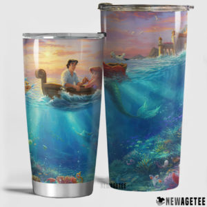 Little Mermaid Falling in Love Skinny Tumbler 30oz 20oz