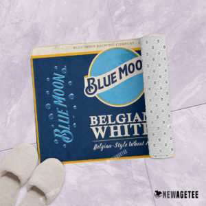 Blue Moon Beer Belgian White Bath Mat