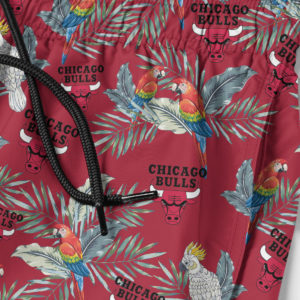 Chicago Bulls Hawaiian Shirt, Beach Shorts for Men
