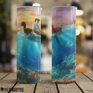 Little Mermaid Falling in Love Skinny Tumbler 30oz 20oz