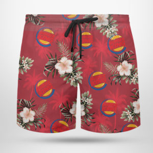 BURGER KING Hawaiian Shirt, Beach Shorts for Men