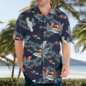 Baltimore Ravens Hawaiian Shirt, Beach Shorts for Men