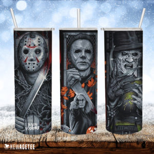 Freddy Jason Horror Movies Skinny Tumbler