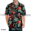 Horror Movie Chracters Hawaiian Shirt, Beach Shorts for Men