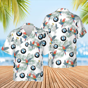 BMW Hawaiian Shirt, Beach Shorts for Men