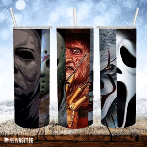 Horror Movie Halloween Skinny Tumbler