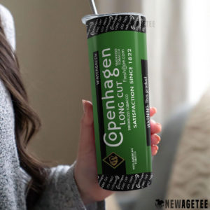 Copenhagen Long Cut Wintergreen Skinny Tumbler Stainless Steel 20oz 30oz