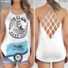 TRULY Can Wild Berry Hard Seltzer Costume Criss Cross Tank Top