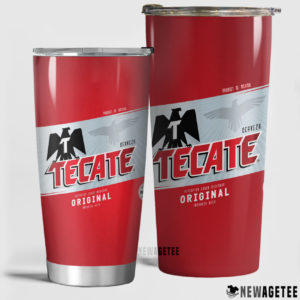 Tecate Original Beer Skinny Tumbler Stainless Steel 20oz 30oz