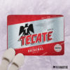 Tecate Light Beer Bath Mat