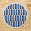 Jim Beam Bourbon Round Beach Towel