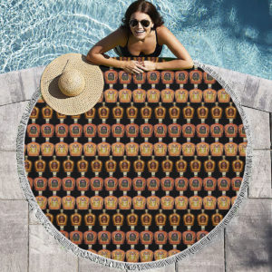 Crown Royal Canadian Round Beach Towel